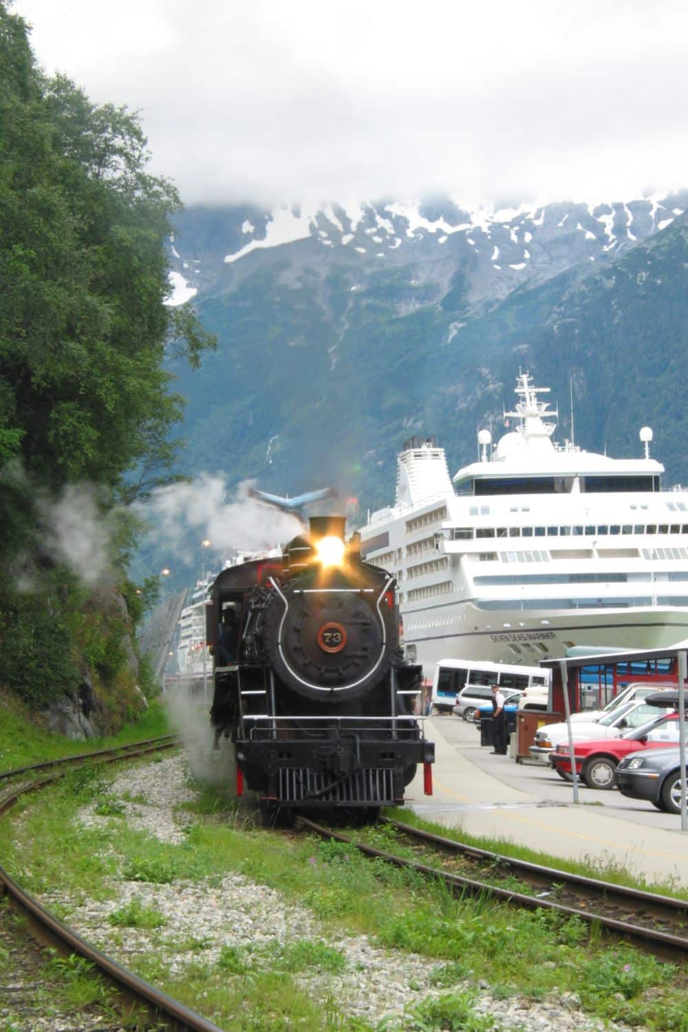 Skagway Alaska while on an Alaska Ocean Cruise 