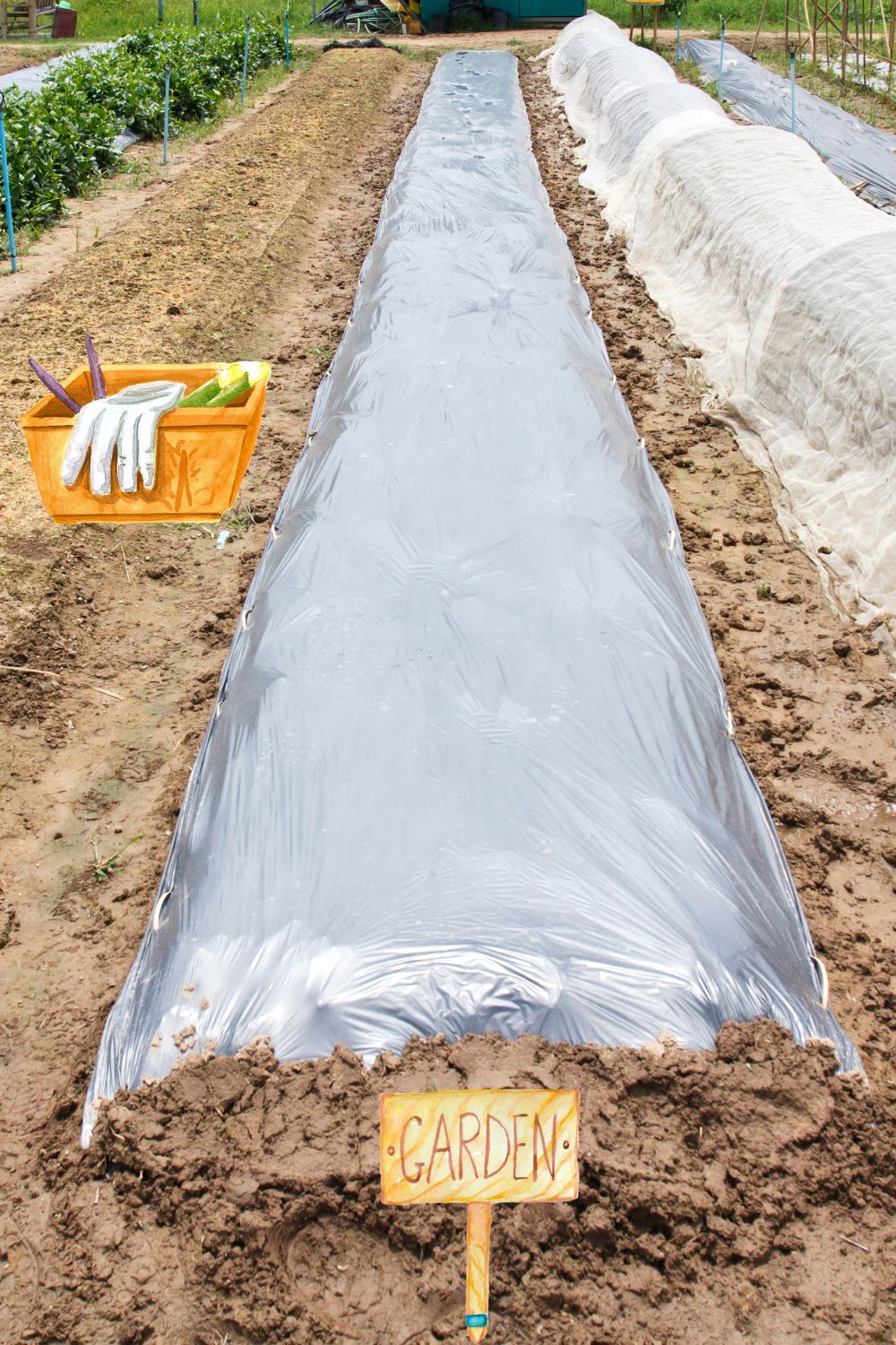 non-toxic weed control using 0 Chemicals gardening weed barrier