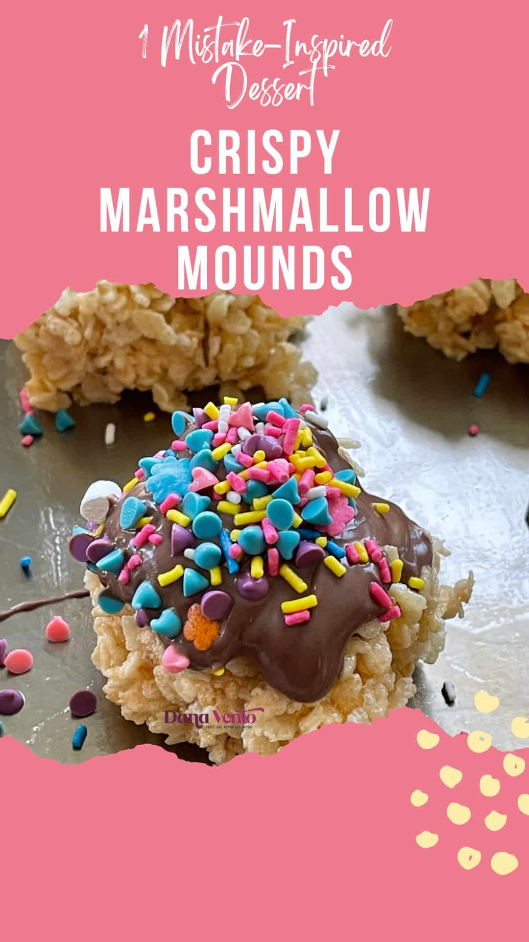 1 Mistake Inspired dessert crispy marshmallow mounds