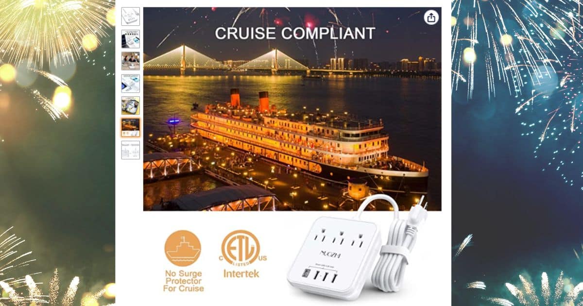 Minimalist cruise packing and the power strip to bring to your cabin