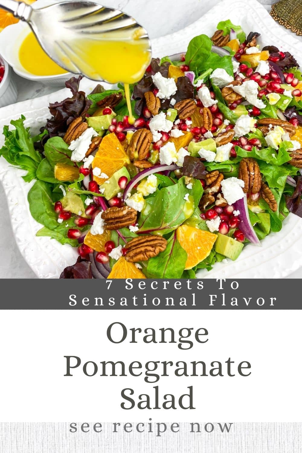 Vibrant Orange Pomegranate Salad Masterpiece