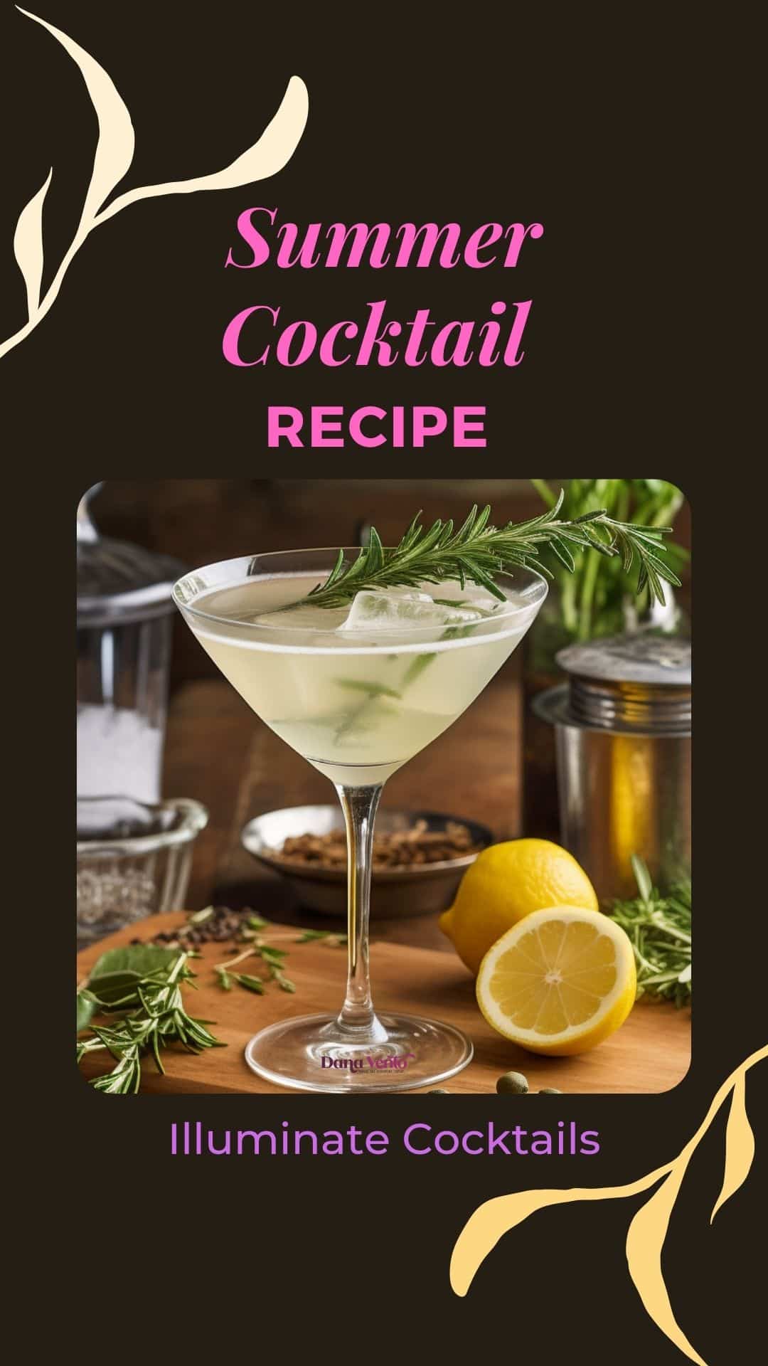 Summer Cocktail with Illuminate Sauvignon Blanc