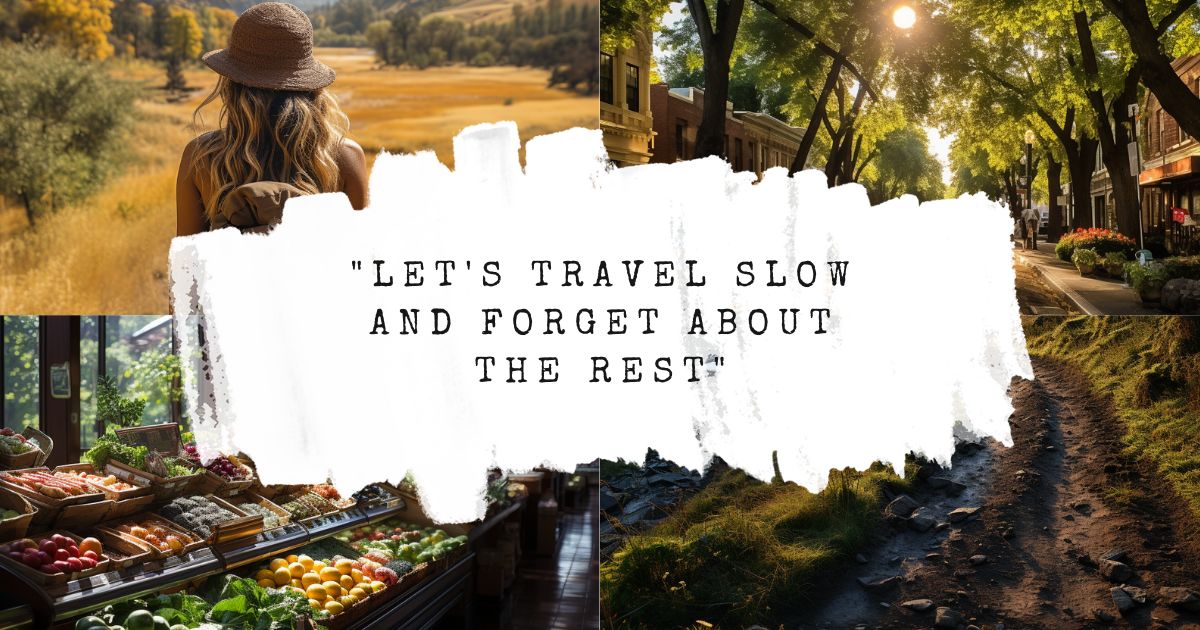 Slow travel to start living like a local