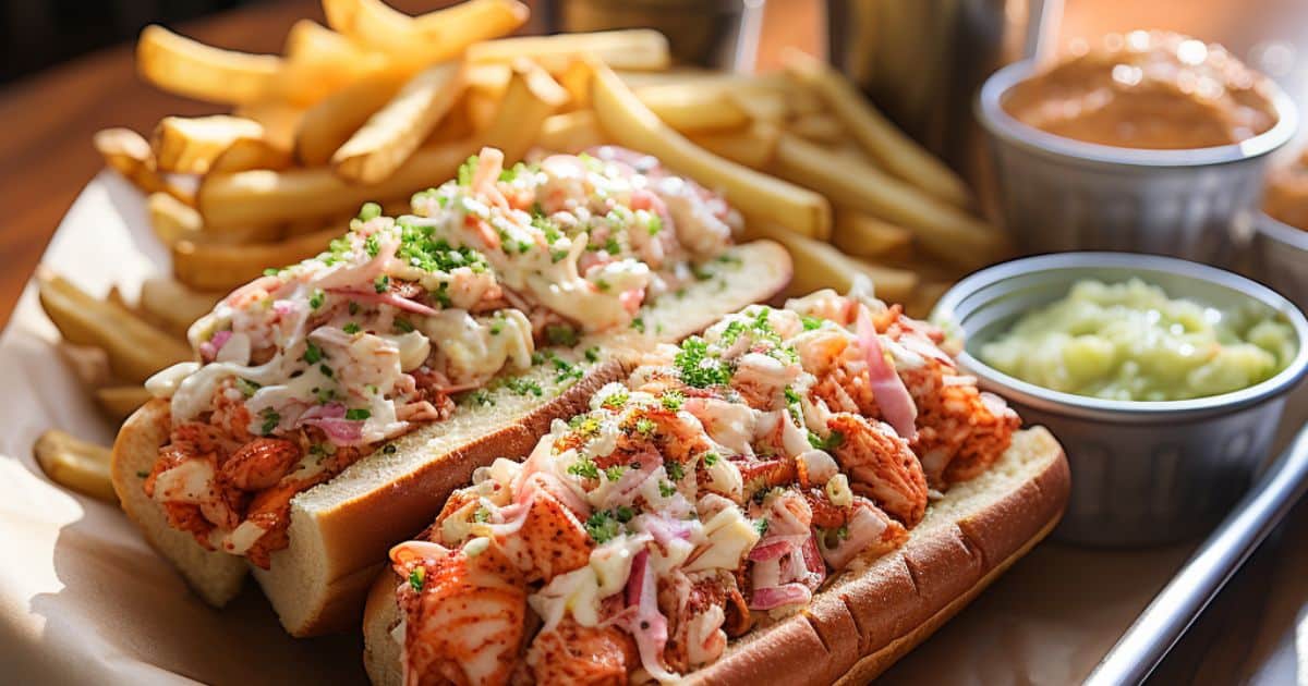 dining treasures in Cape Cod a delicious lobster roll because Cape Cod adventures need fueled 
