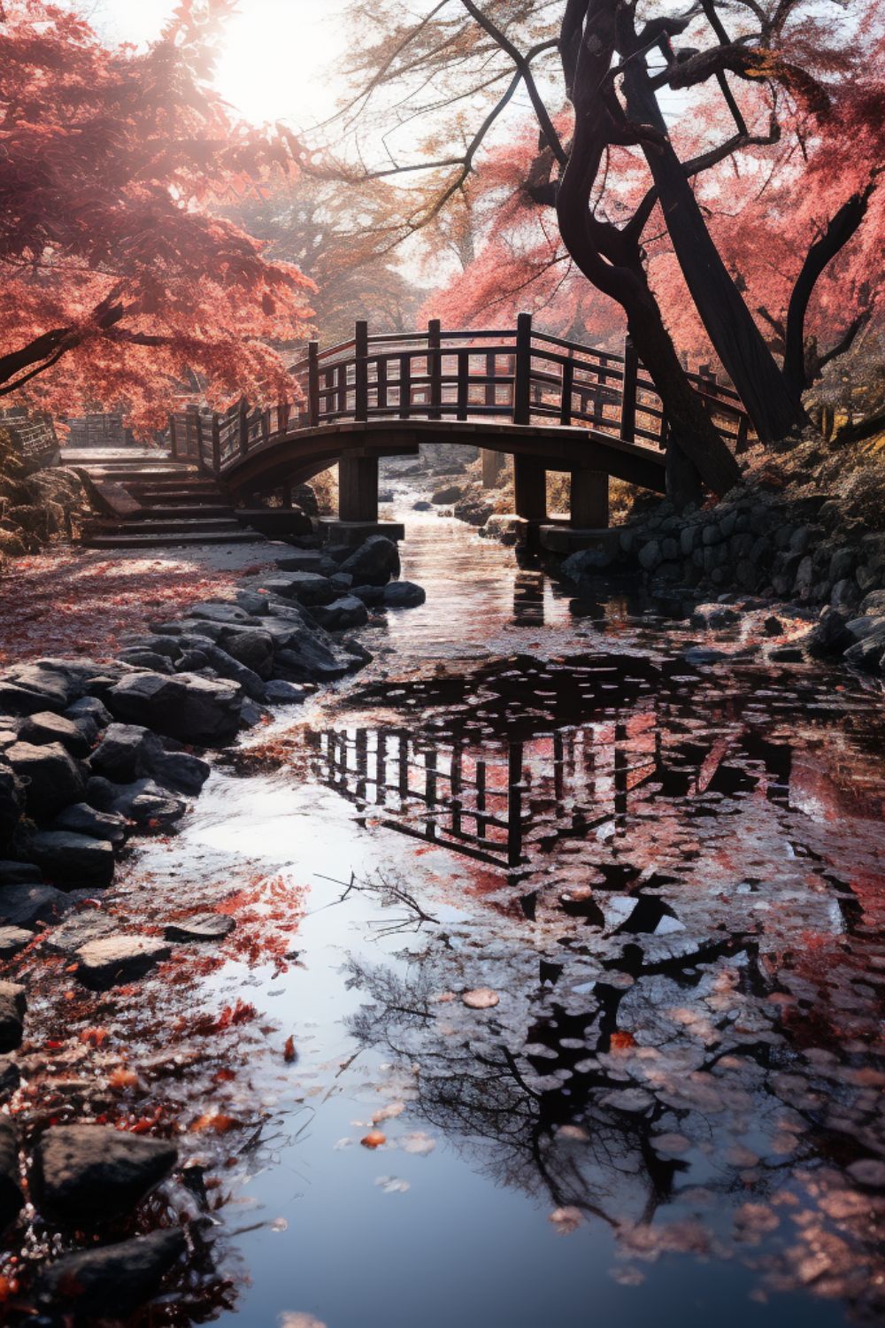 Fall Bucket List Destinations a scene from Japan in Fall