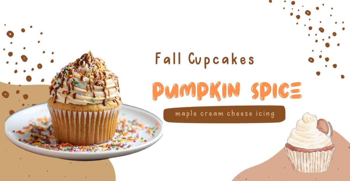 homemade Pumpkin spice cupcakes