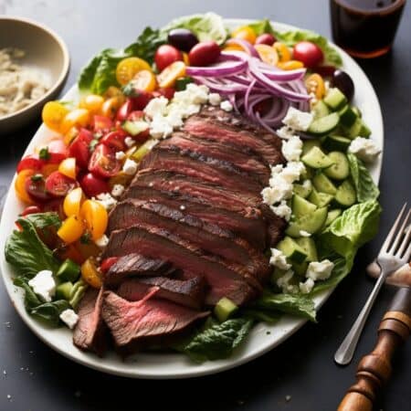 Our Strip Steak Greek Style Salad
