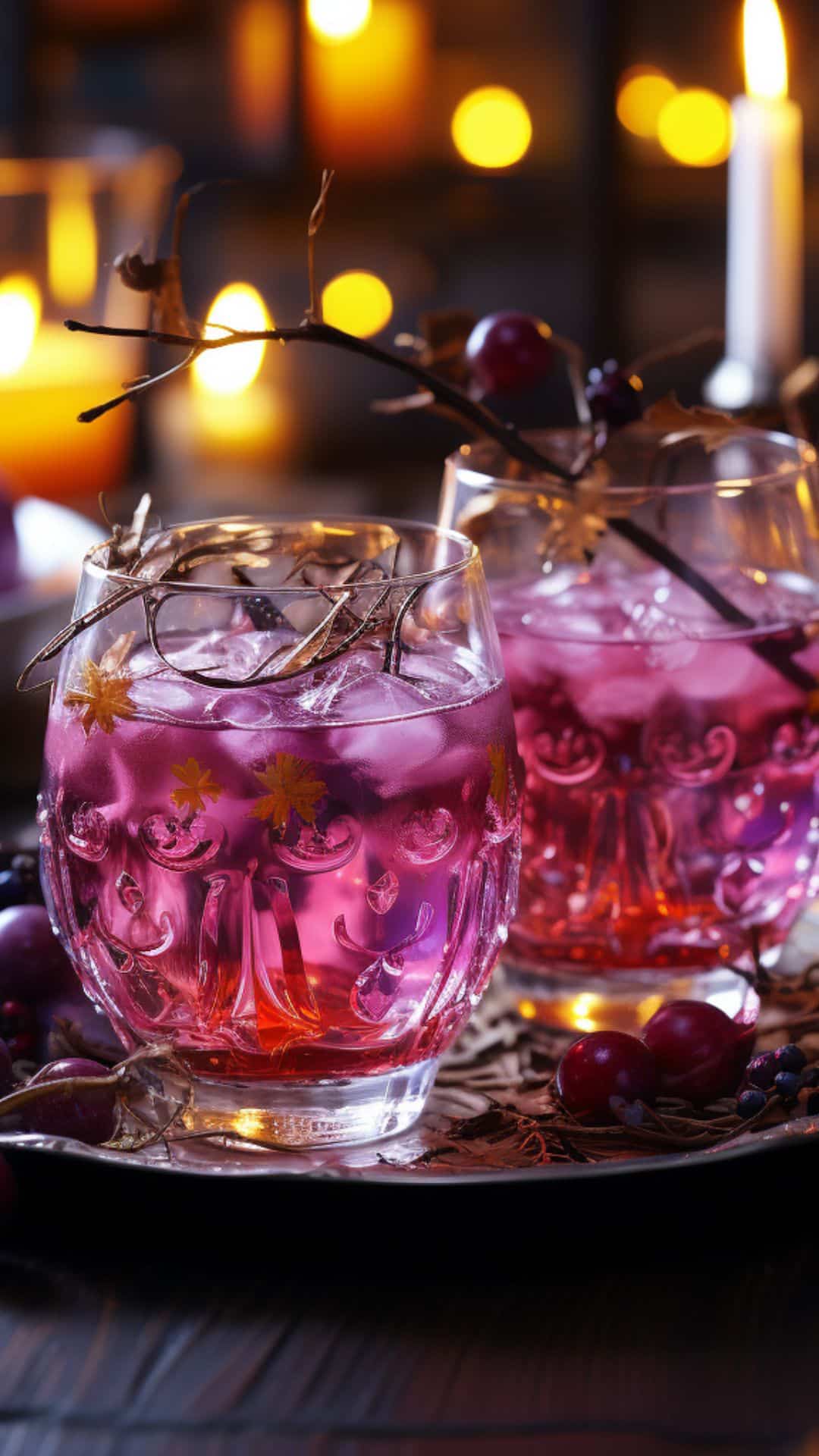 purple food ideas cocktails