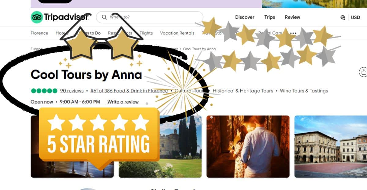 Cool Tours by Anna 5 star rating
