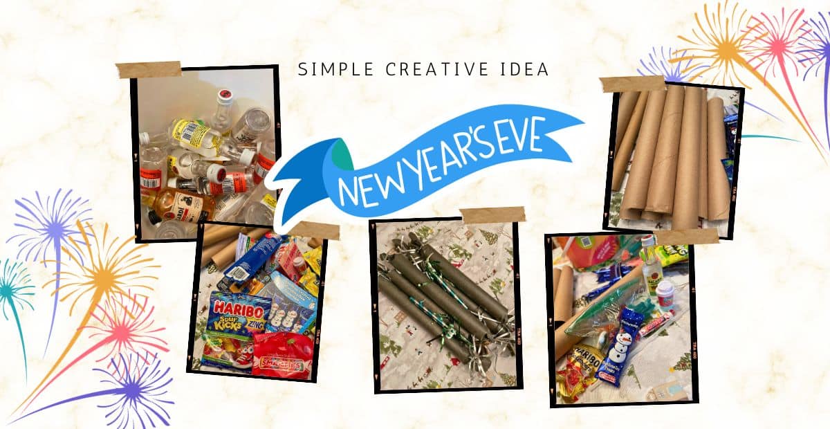 steps to Simple creative idea party poppers