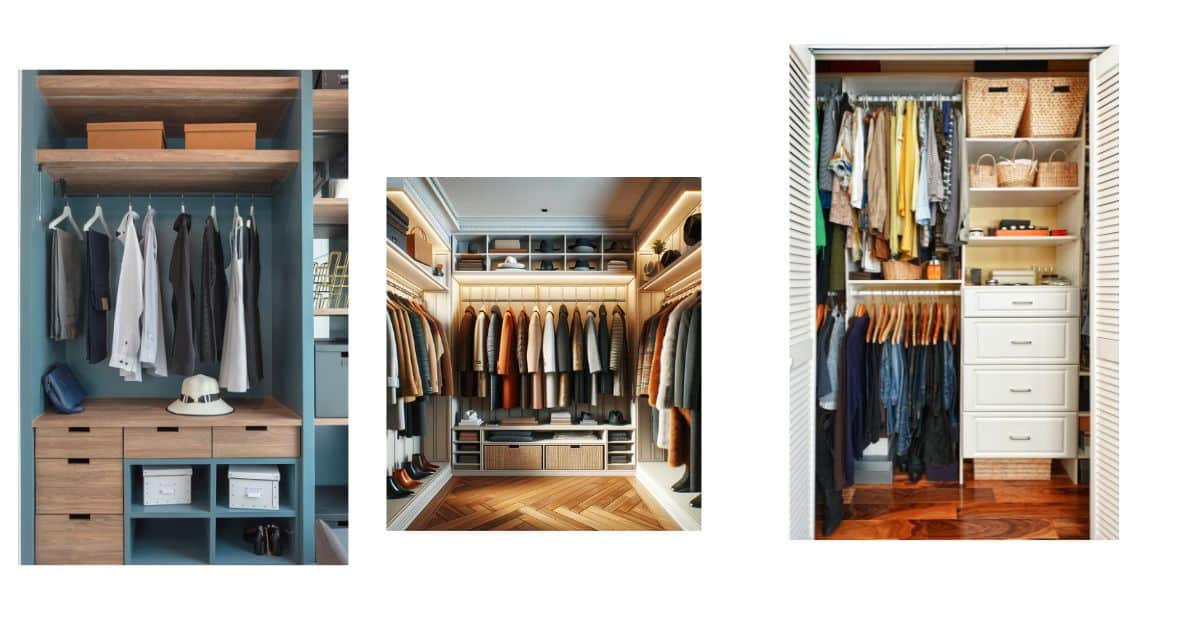 organize a closet for a rainy day project